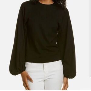 VINCE. Black Long Sleeve Top